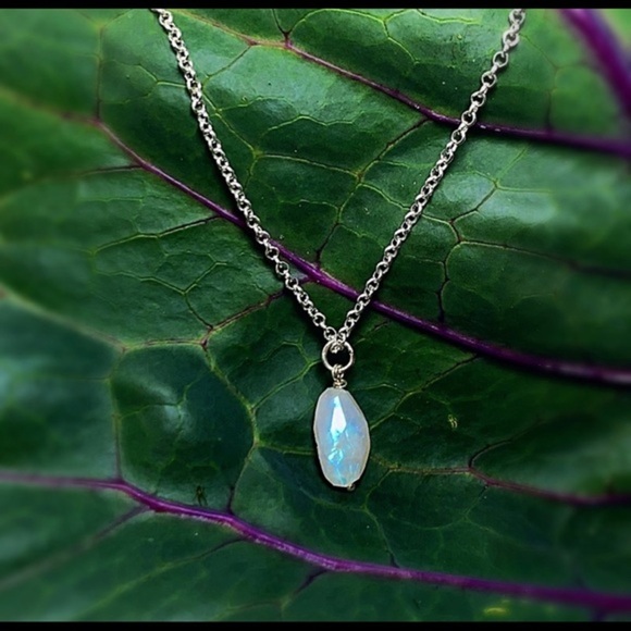 Hand Made Moonstone Charm Necklace - Picture 4 of 5